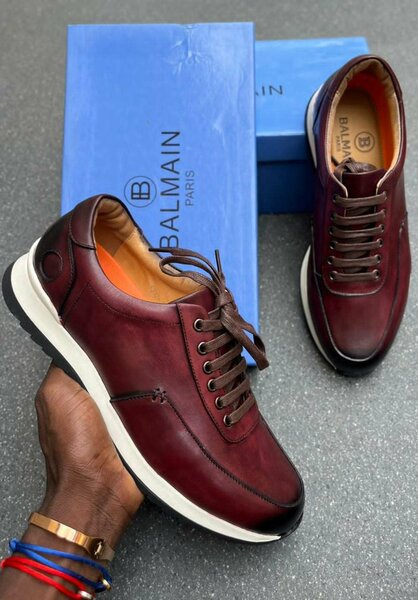 Snekears en cuir pour hommes