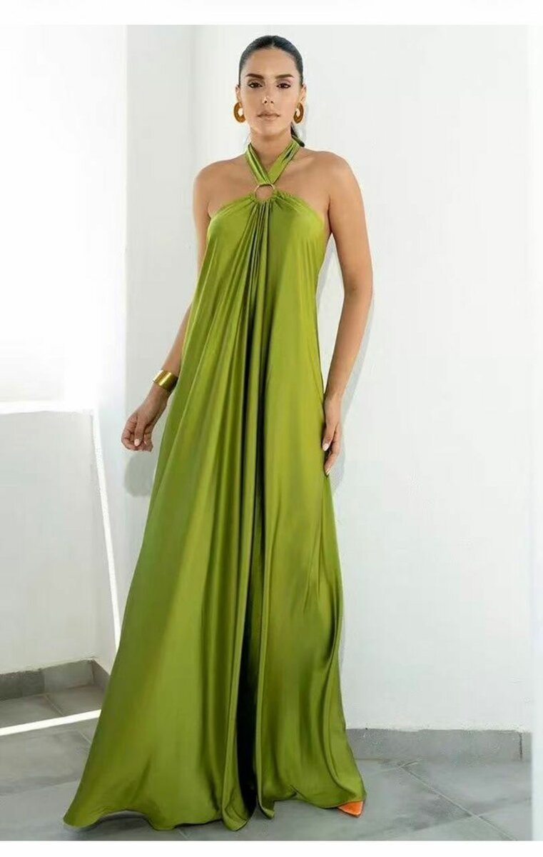 Robe longue fluide élégante