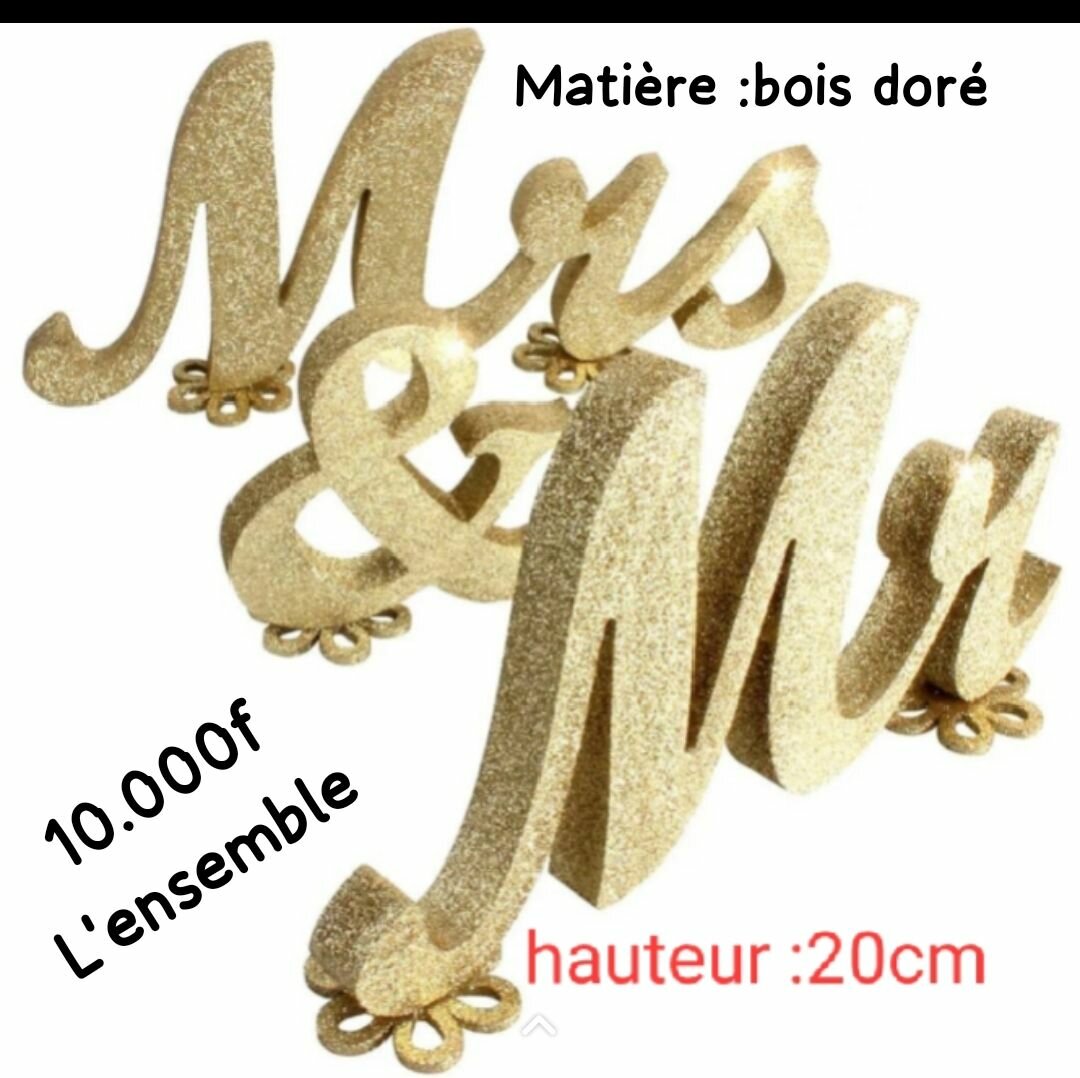 Décoration Mr & Mrs Bois Doré