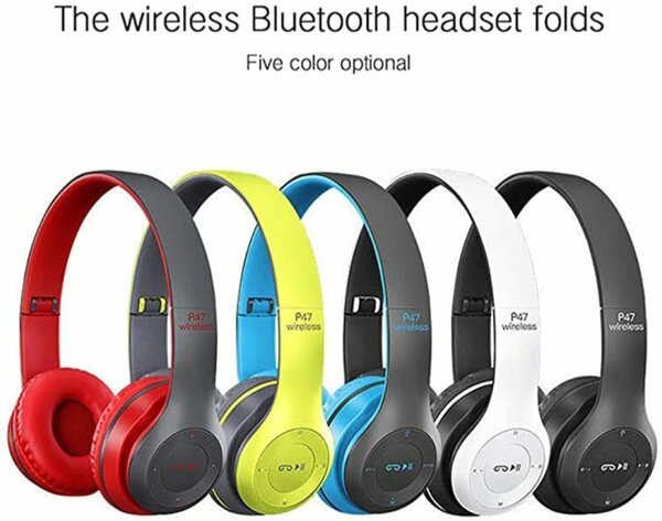 P47 Wirless Rechargeable Headphones