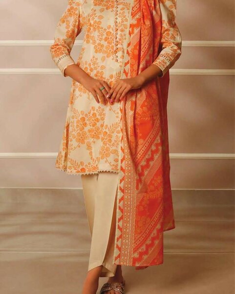 Lawn 3 piece suit