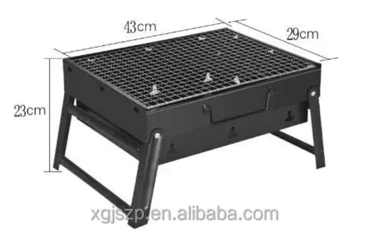 Barbecue portable pliant