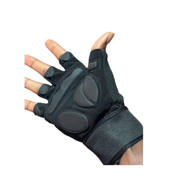 Half fingers hand gloves for gym workout and military