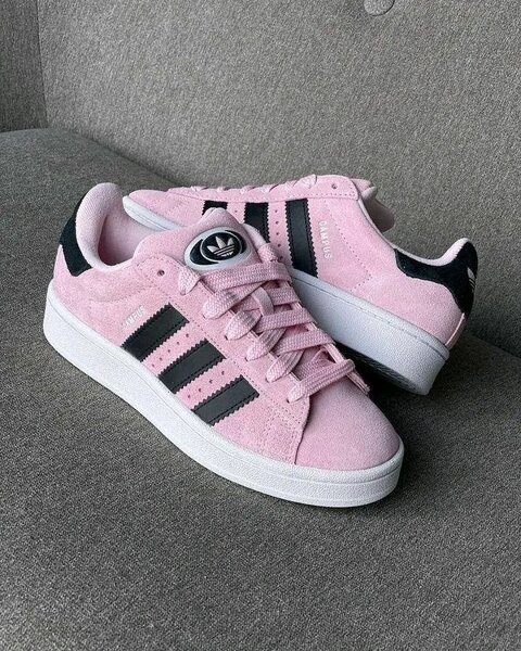 Baskets roses en daim Adidas