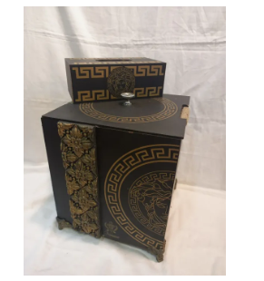 Dust Bin Set in available in Black and Brown Colors