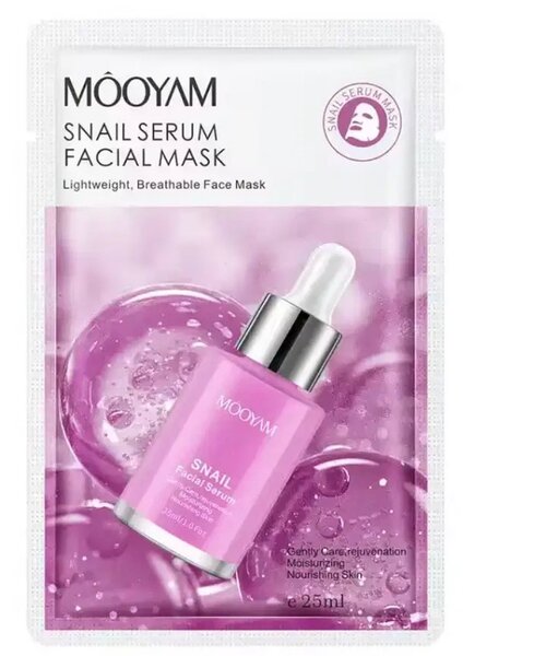 Mooyam snail serum facial mask