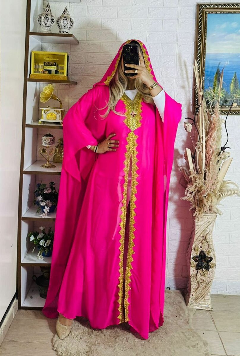 Boubou Transparent à capuche