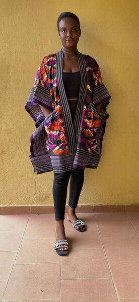 Kimono africain femme chic