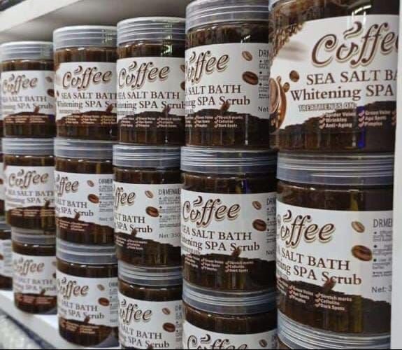 Gommage SPA au café et sel de mer