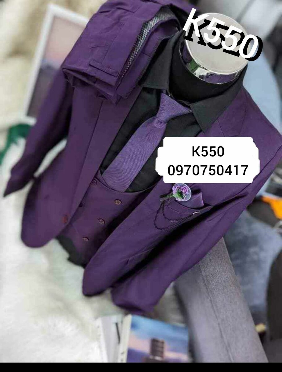 Men's suits 3 PCs Call 0970750417 lusaka regional trade vill