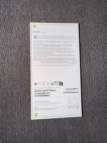 iPhone 16 Plus - 128 GB (Physical Sim/Unlock)