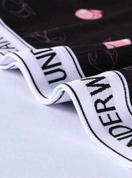 Boxers en coton imprimé