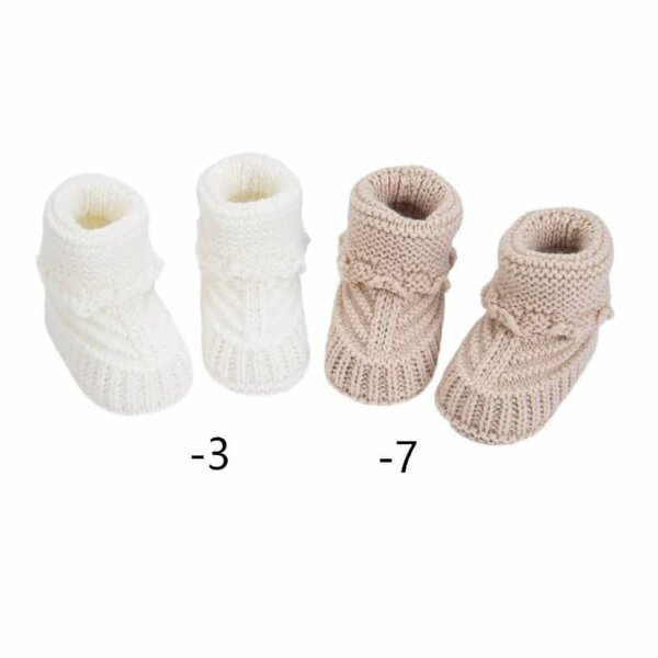 Chaussons bébé tricotés