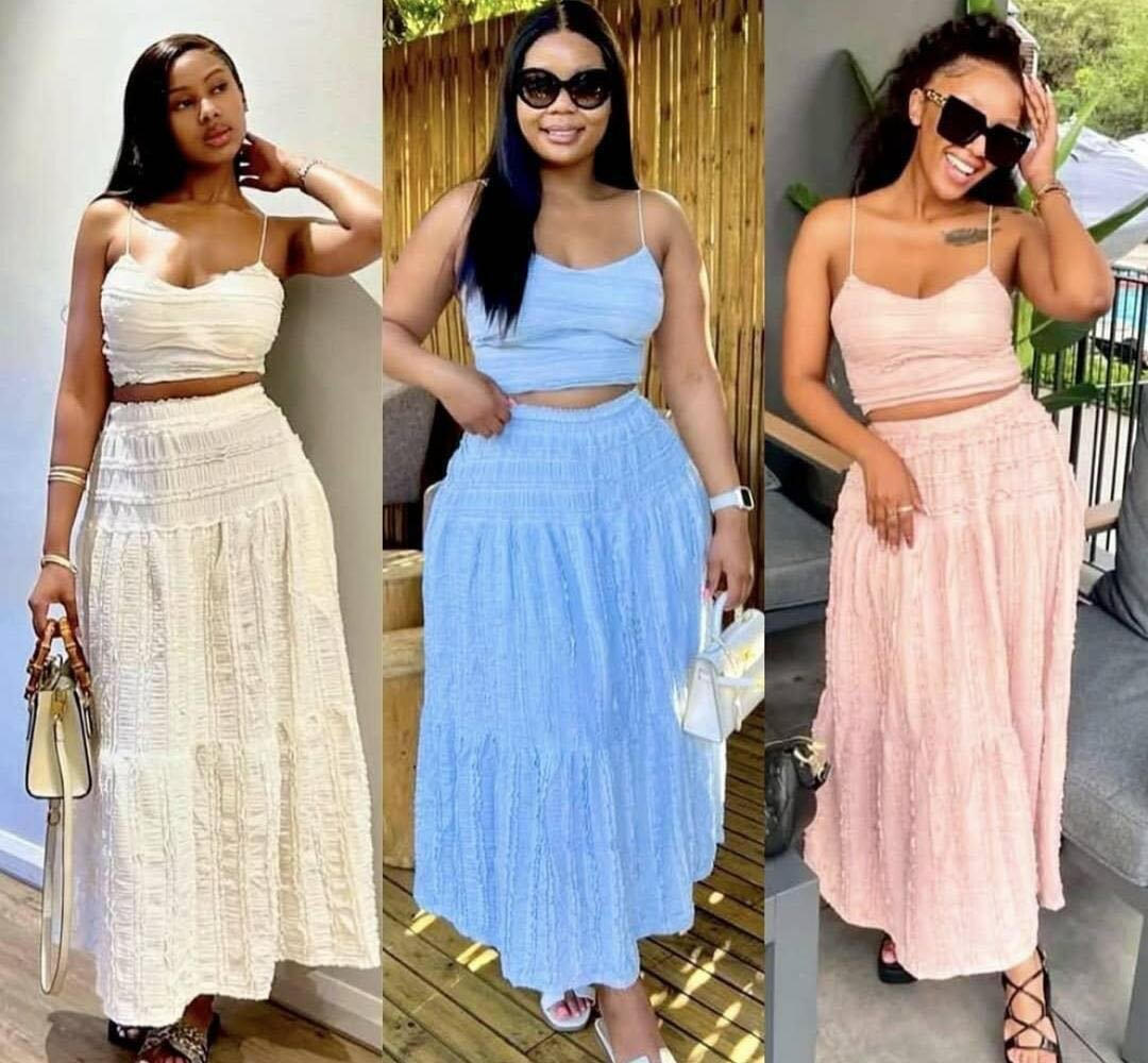 Ensemble été jupe et haut