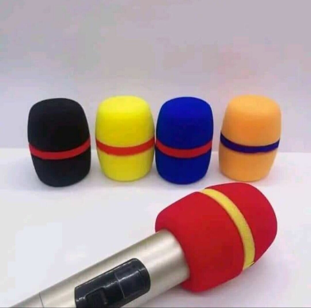 Couvre-micro en mousse colorée