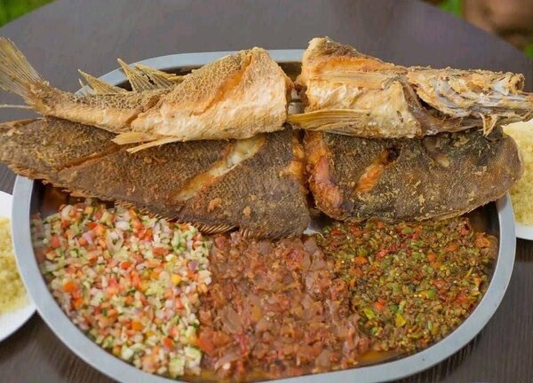 Plat de poisson grillé