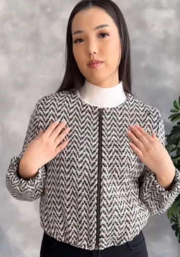 Твидовый бомбер от ZARA