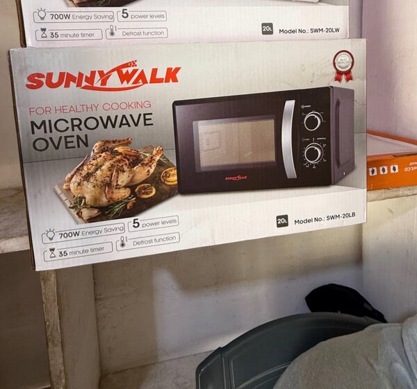 Strong Sunny Walk 20L Black Microwave Oven