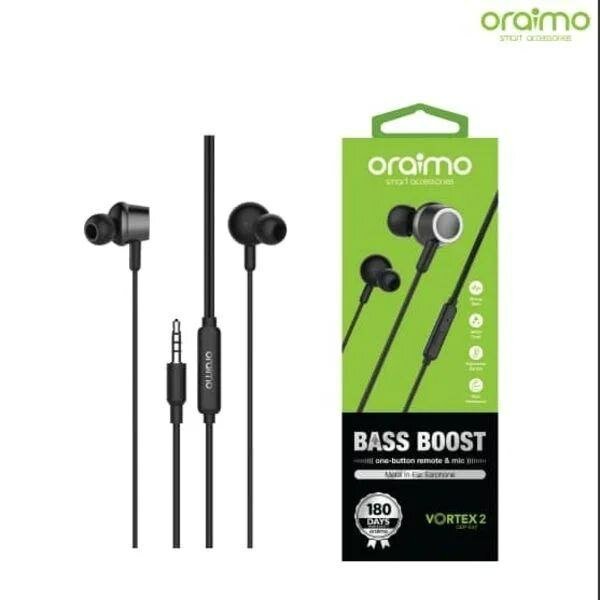 Écouteurs Stéréo Oraimo avec Micro
