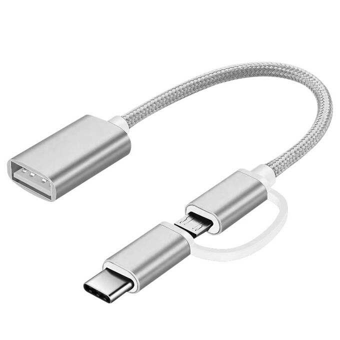 Câble OTG USB-C et Micro USB