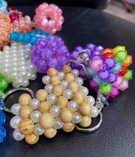 Porte clé en perles