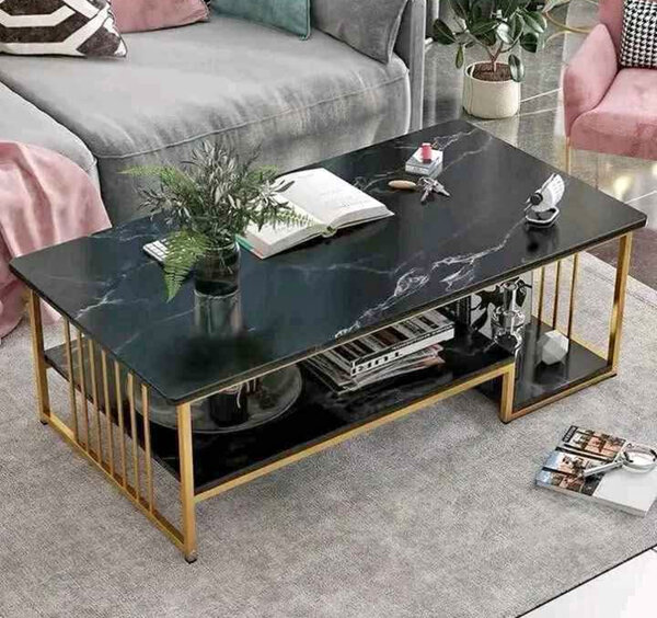 Table basse design moderne en marbre