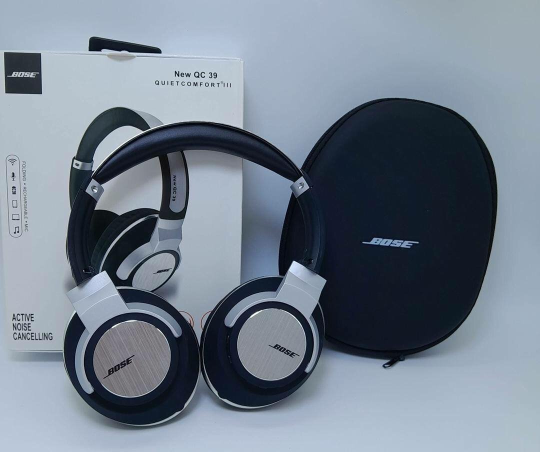 Très bon casque bluetooth Bose QC 39 extra Bass muni d'un sa