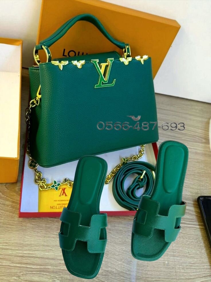 Sac à main vert élégant