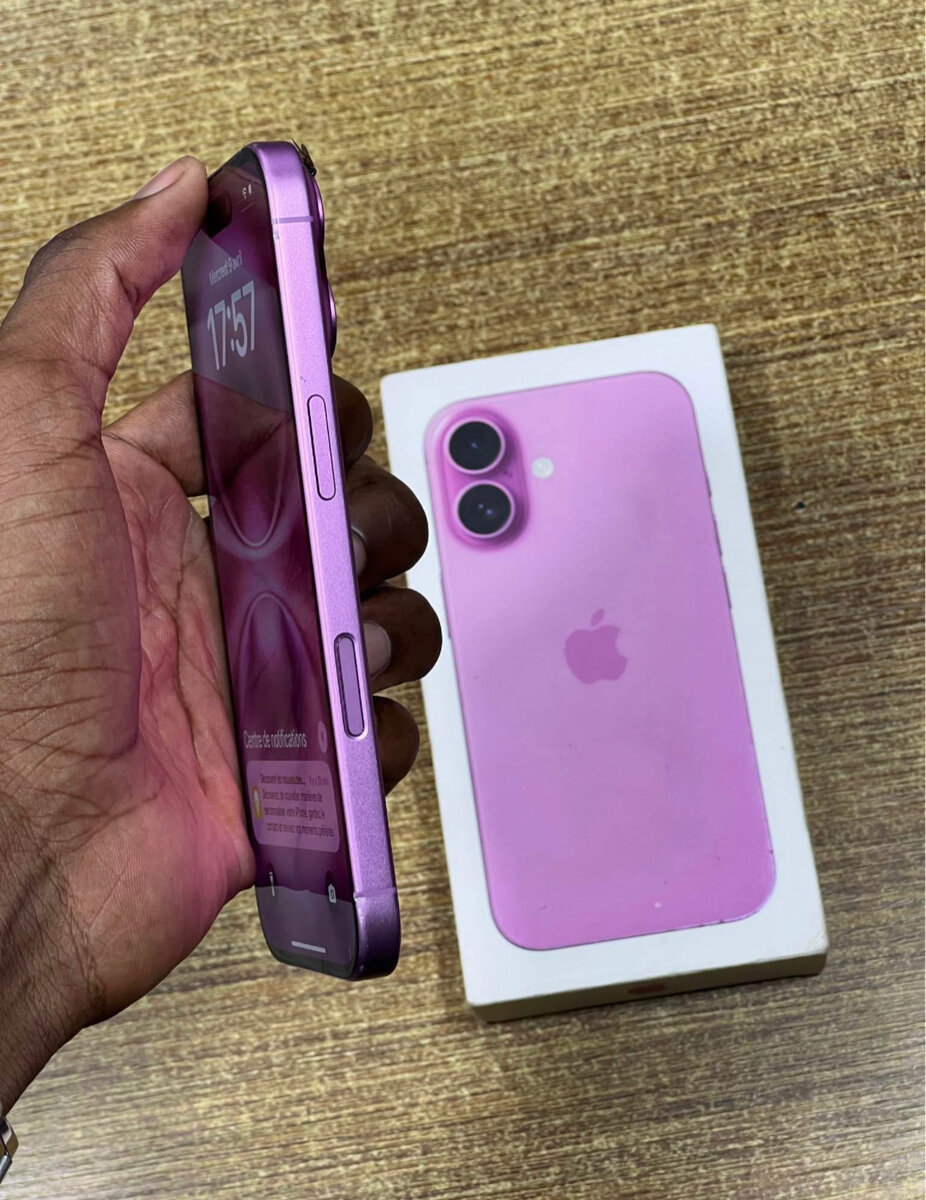 Smartphone moderne rose élégant