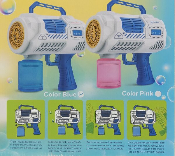 Pistolet à Bulles Électrique