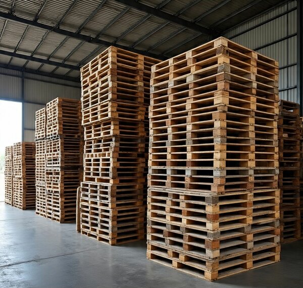 Palettes en bois robustes