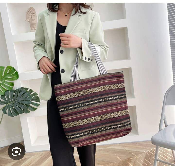 Sac cabas ethnique coloré