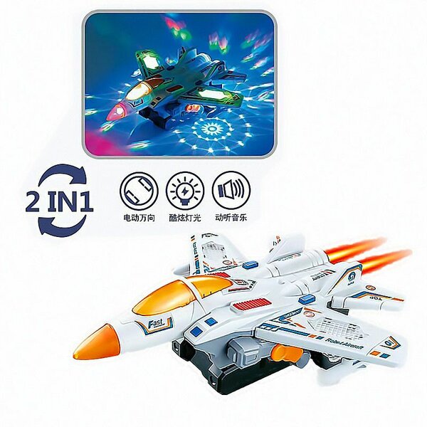 Avion Jouet Interactif 2-en-1