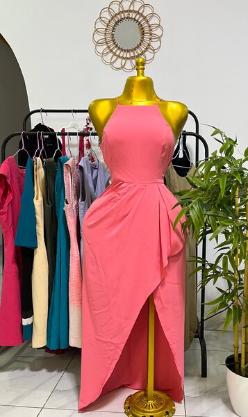 Robe rose élégante