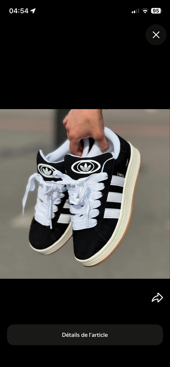 Sneakers tendance noir et blanc