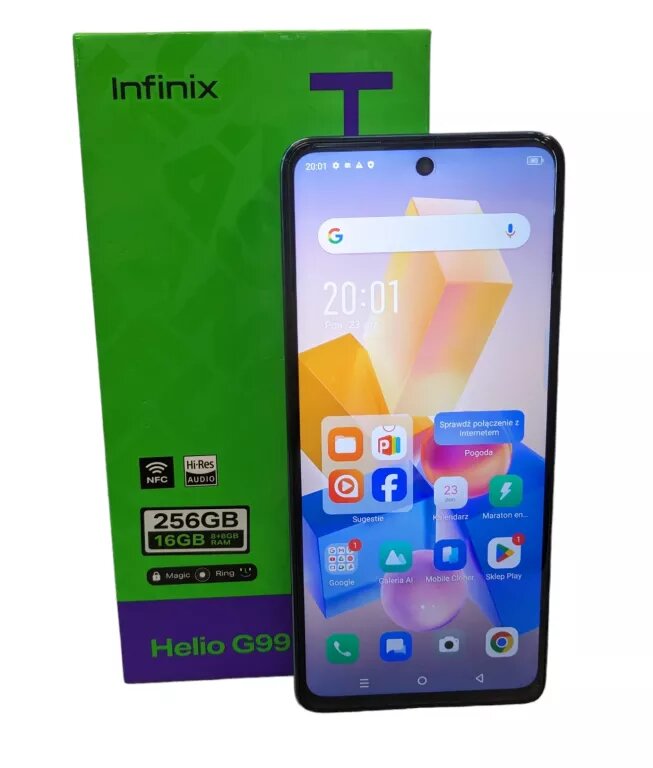 infinix HOT 40 PRO 256GB 16GB RAM PREMIÈRE COPIE CONFORME