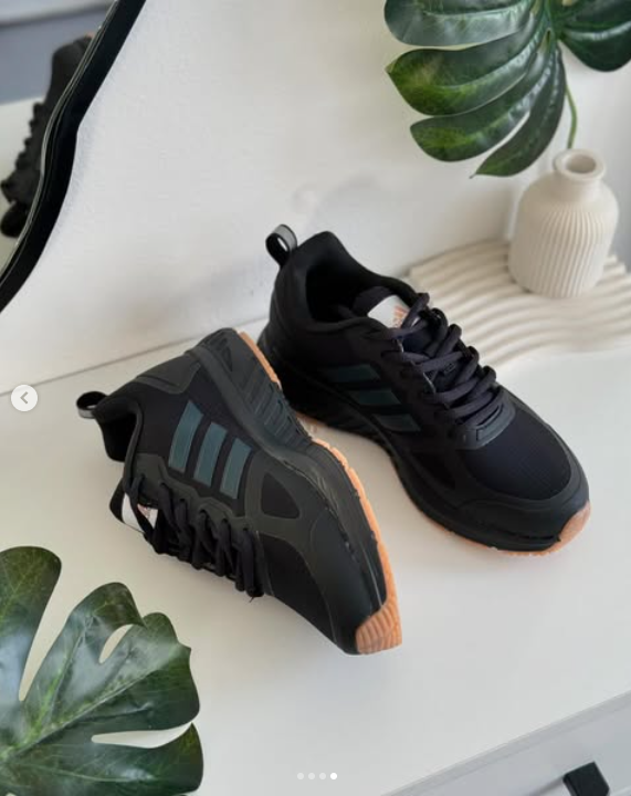 Зимние Термо Кроссовки Adidas черные