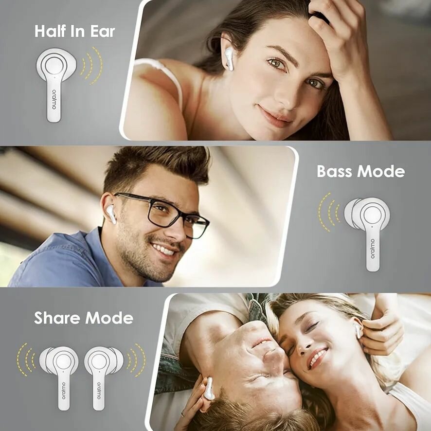 oraimo FreePods 3C Écouteurs sans fil ENC﻿ - 2 Mode