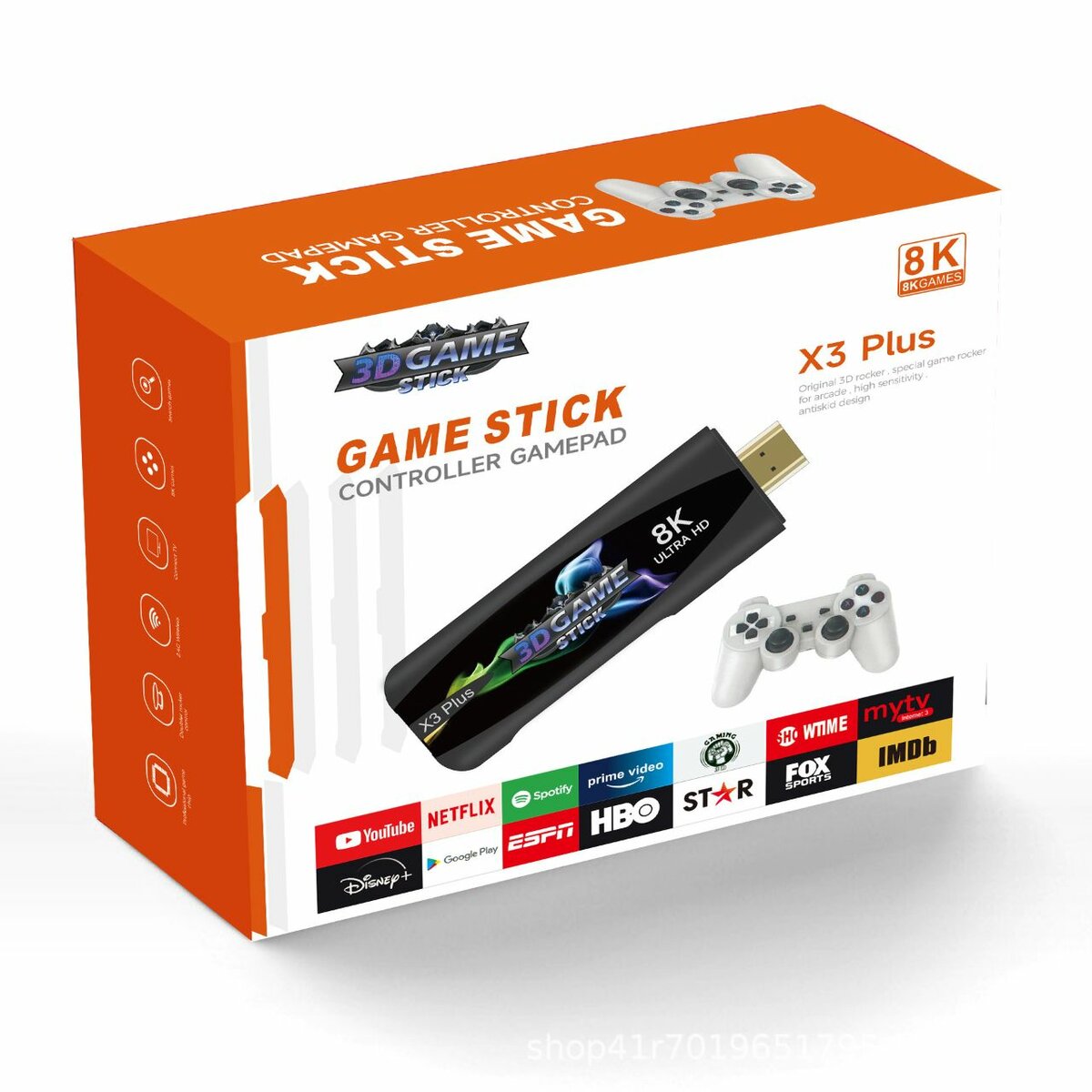 Console TV Stick X3 Plus 8K