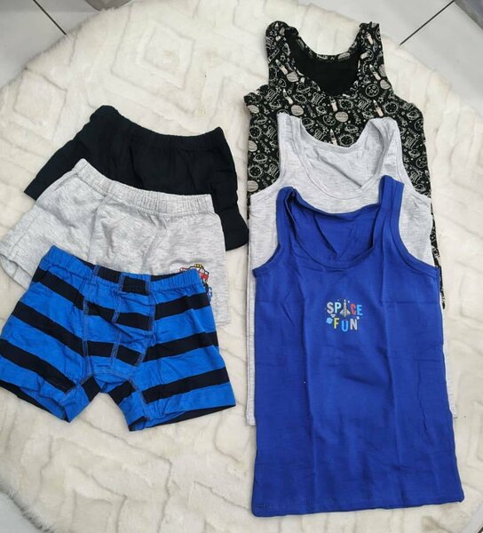 3 boxers+3 body 5-10 ans