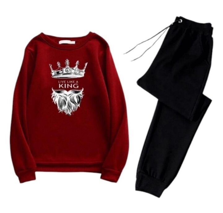 Men's Printed Tracksuit ( Sizes: Medium, Large, Extra Large)