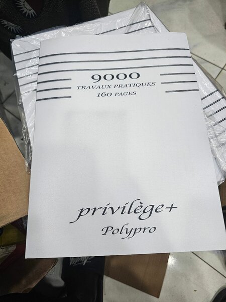 Cahier A4 Polypro 160 Pages