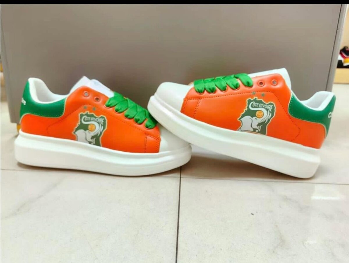 Baskets colorées tendance