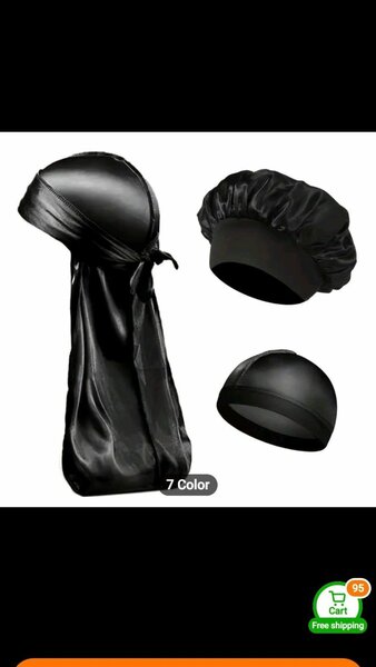 Ensemble de Bonnets en Satin