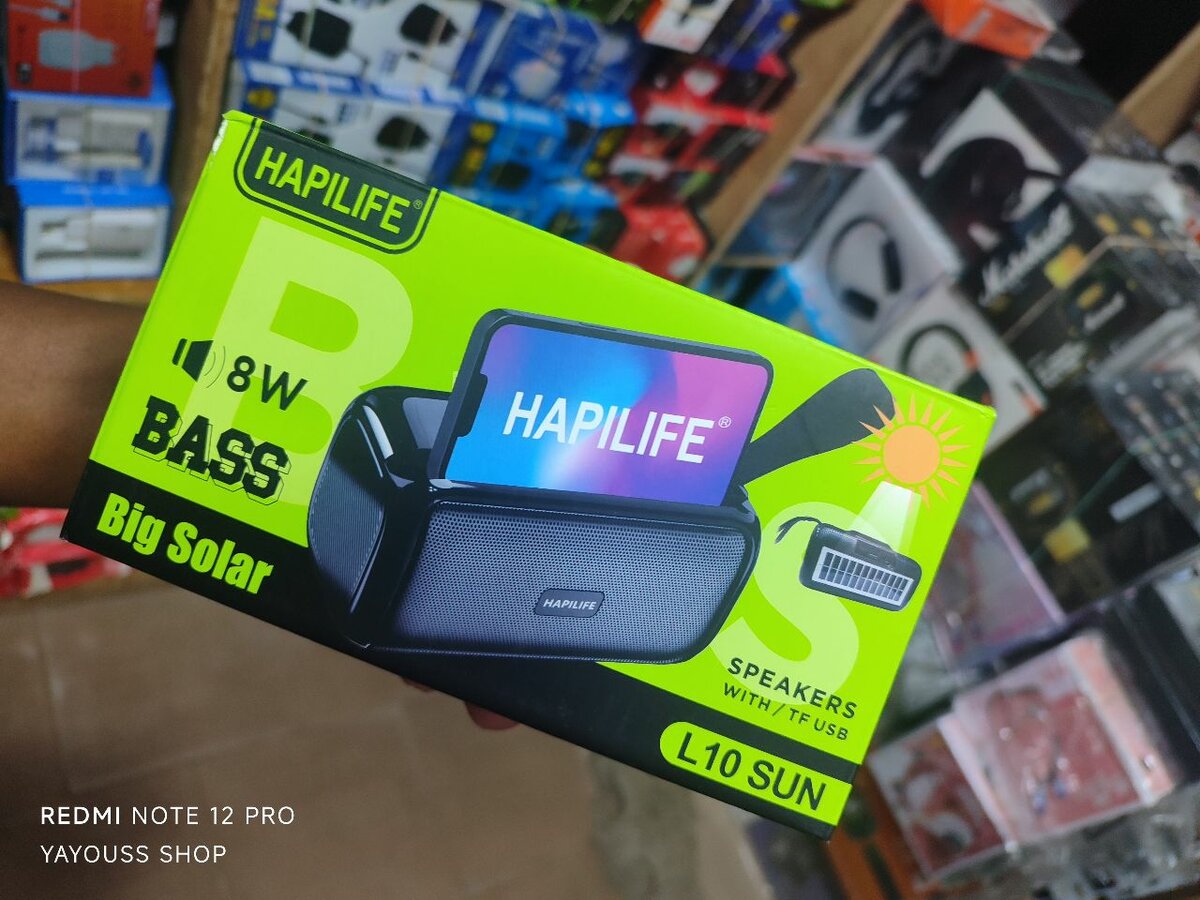 Enceinte Solaire HAPILIFE 8W