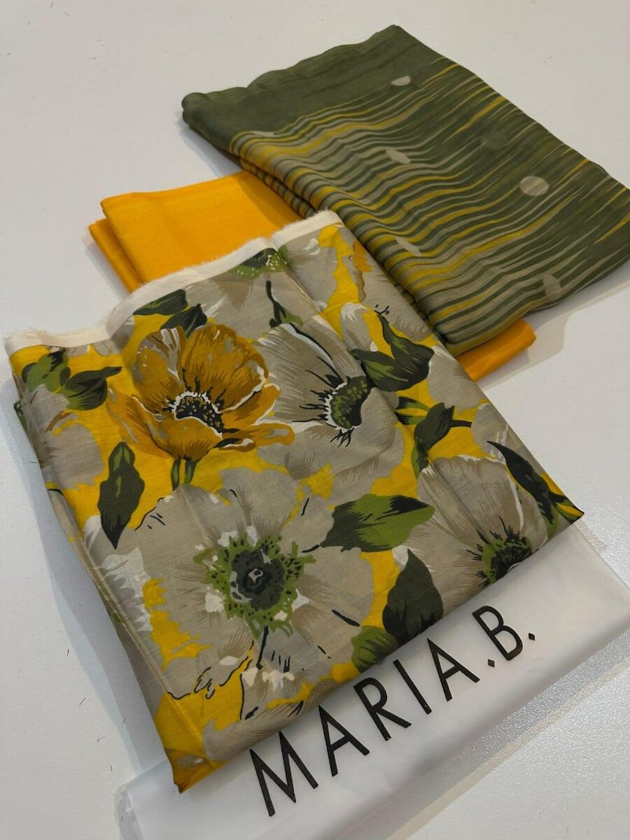 Printed lawn suit