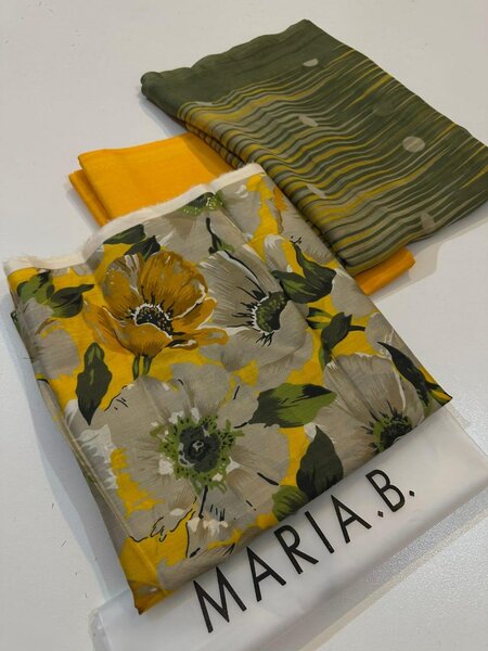 Printed lawn suit