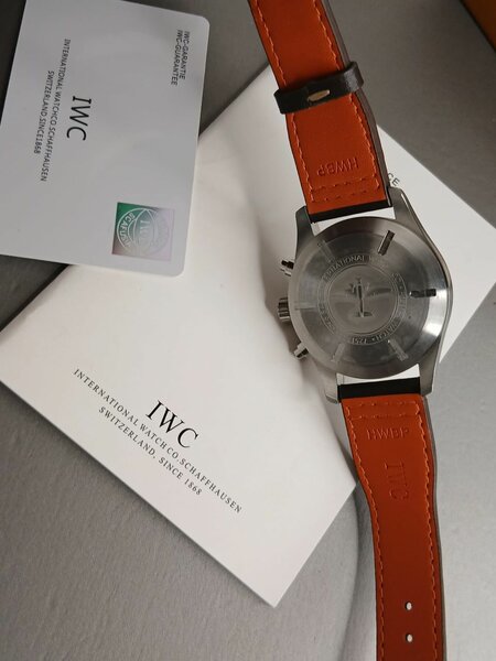 Green Dial IWC Chrono Watch