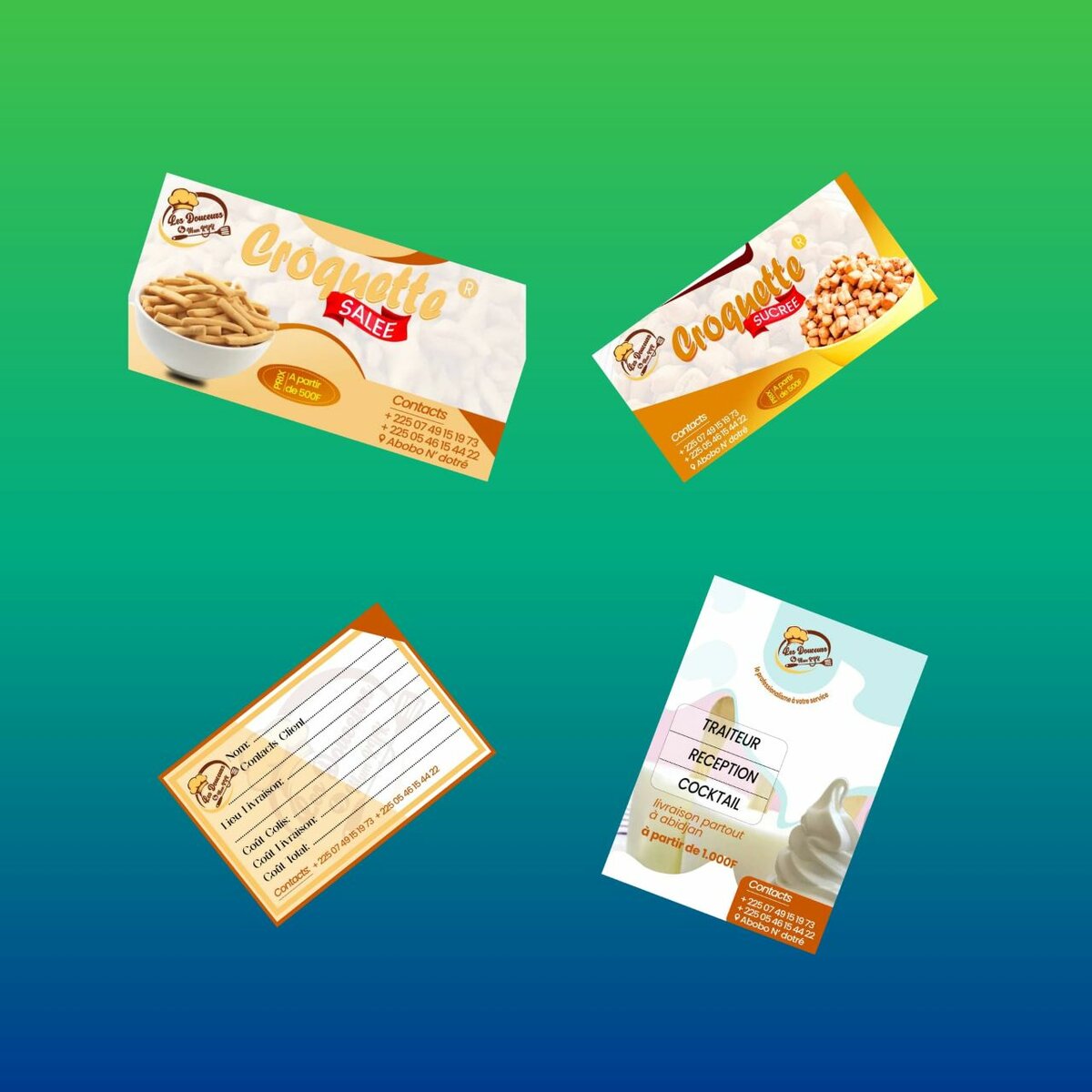 Croquettes sucrées snack