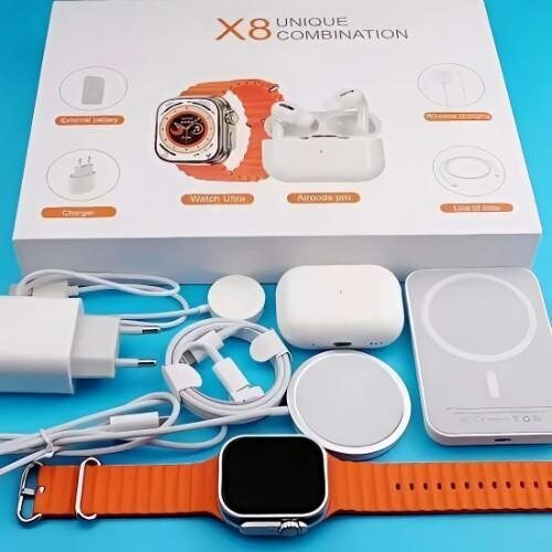 Montre Intelligente X8 avec Écouteurs